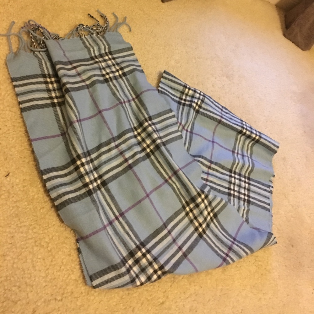 Soft Blue Scarf